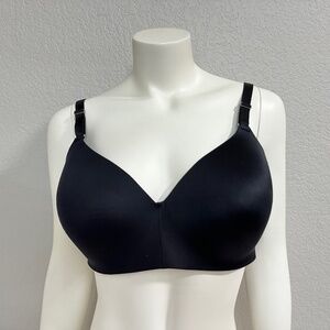 Soma Vanishing Back Wireless Black Bra